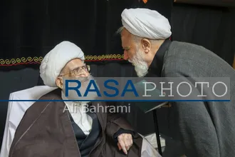 گرامیداشت رهبر شهید انقلاب در بیت حضرت آیت الله نوری همدانی