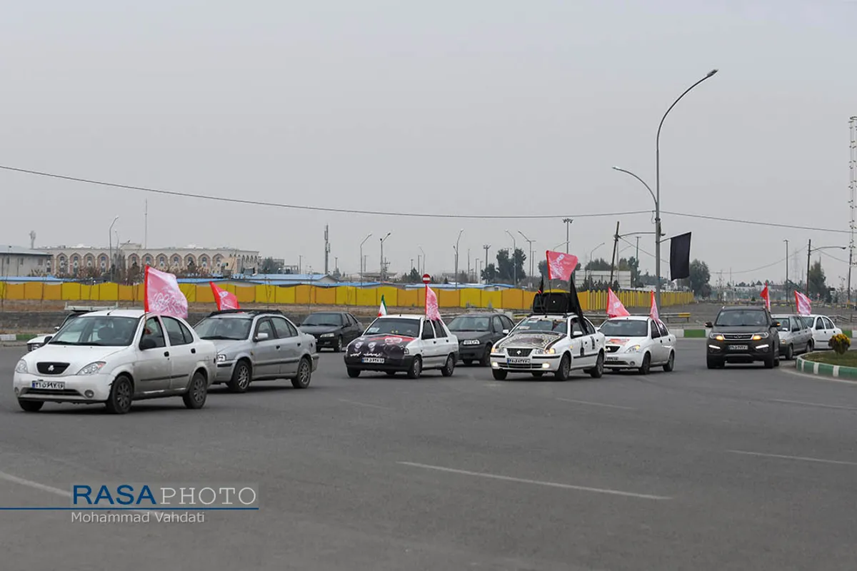 کاروان خودرویی در سالگرد شهادت حاج قاسم سلیمانی