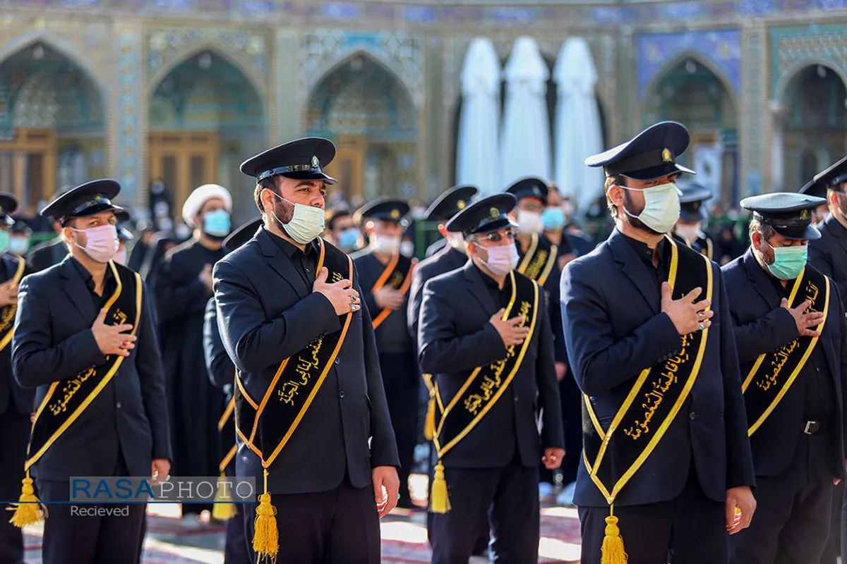 خطبه&zwnj;خوانی خادمان حرم کریمه اهل&zwnj;بیت (س) در روز شهادت امام موسی کاظم (ع)