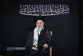 مراسم عزاداری شب عاشورا با حضور رهبر انقلاب اسلامی + فیلم