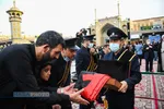 مراسم تعویض پرچم حرم حضرت معصومه (سلام الله علیها) در شب اول محرم ۱۴۴۴