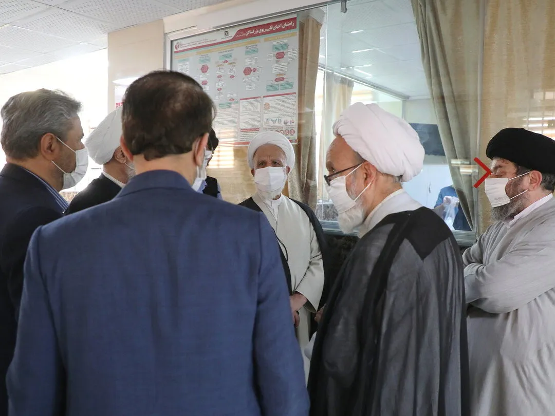 عیادت نماینده مقام معظم رهبری از آیت‌الله شبیری زنجانی