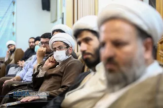 نشست اعضای مجمع نمایندگان طلاب همدان با نمایندهاین شهر در مجلس شورای اسلامی