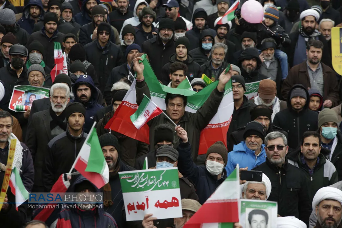 منتخب عکس&zwnj;های رسا از راهپیمایی به یادماندنی ۲۲ بهمن ۱۴۰۱