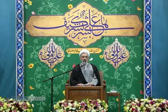 مراسم بزرگداشت آیت&zwnj;الله مصباح یزدی در حرم کریمه اهل&zwnj;بیت (س)