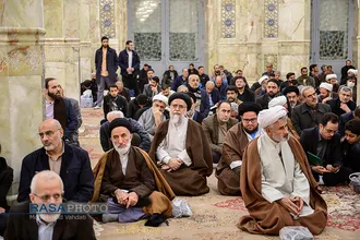 مراسم ختم همسر شهید آیت&zwnj;الله مطهری در قم