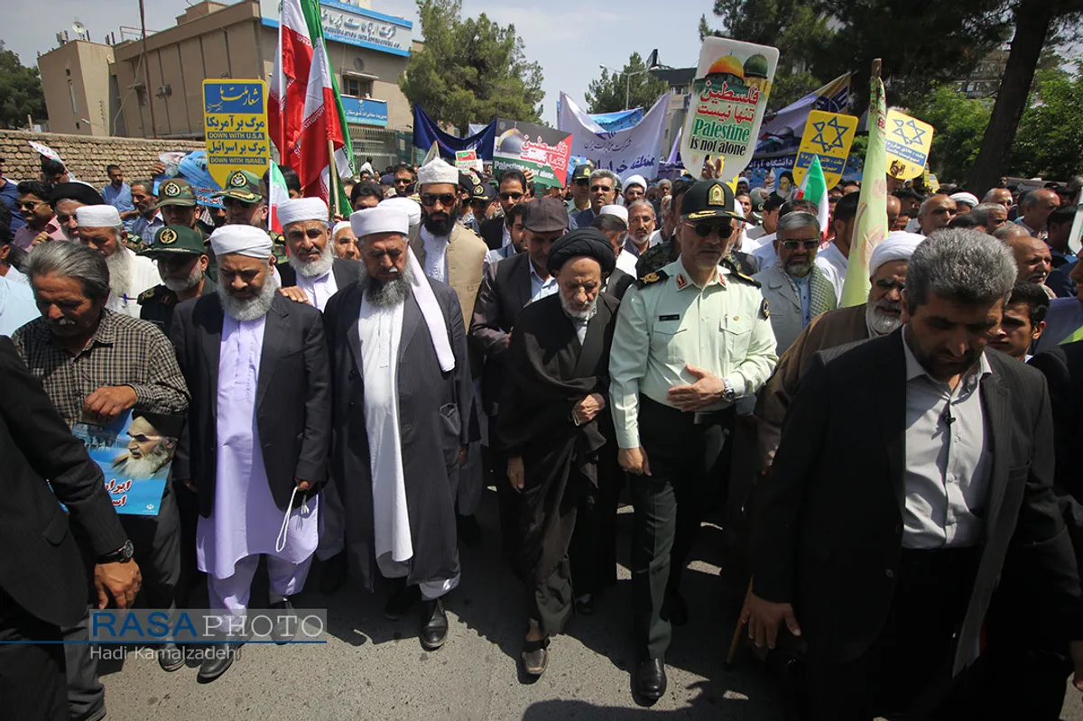 به سوی قدس | راهپیمایی روز جهانی قدس در بیرجند