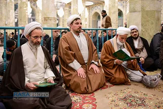 مراسم ختم همسر شهید آیت&zwnj;الله مطهری در قم