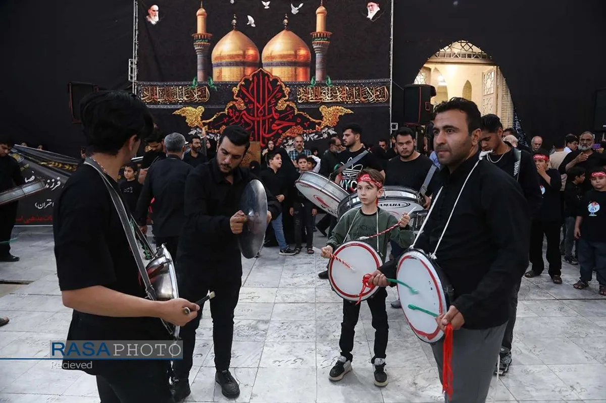 دسته عزاداری روز شهادت حضرت امام جواد الائمه (علیه&zwnj;السلام) با حضور ستاندار قم