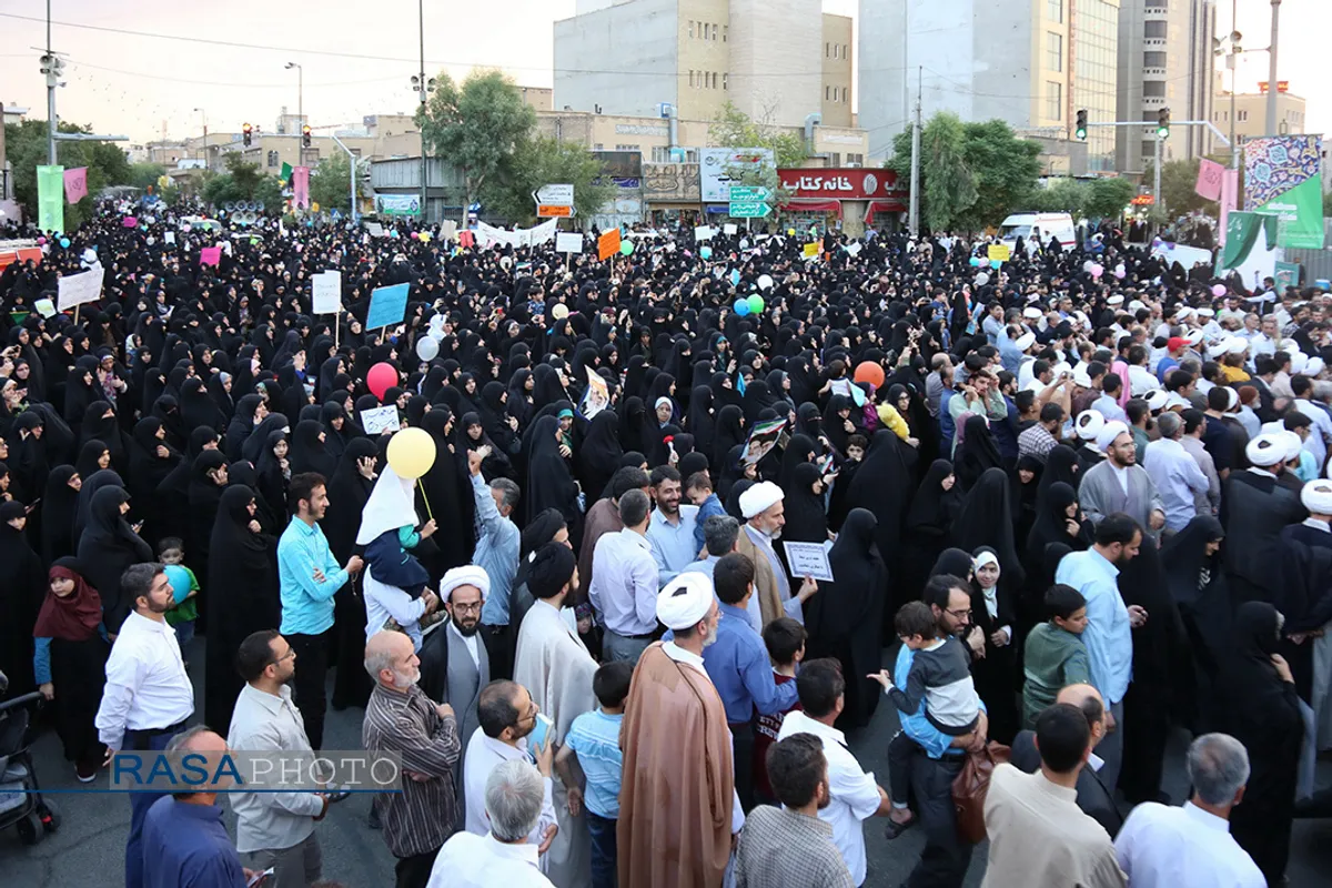 تجمع و راهپیمایی بزرگ عفاف و حجاب در قم