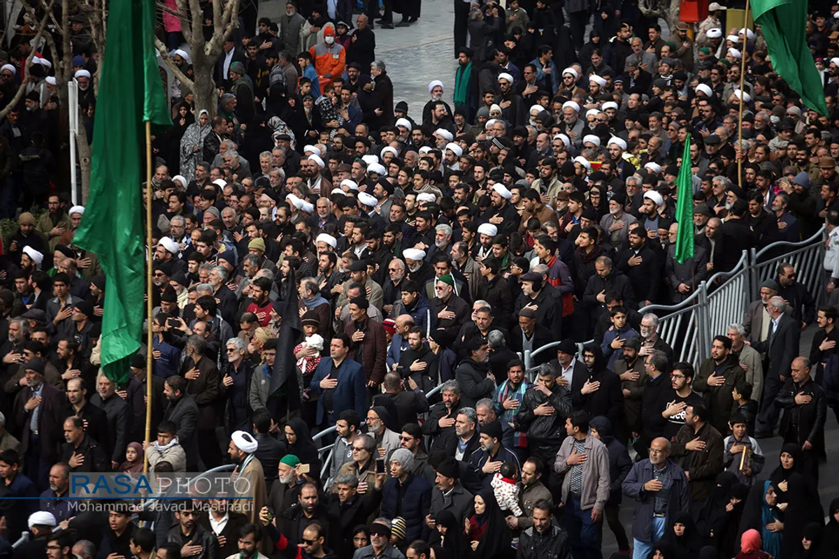 اجتماع عظیم عزاداران فاطمیون در مشهد مقدس