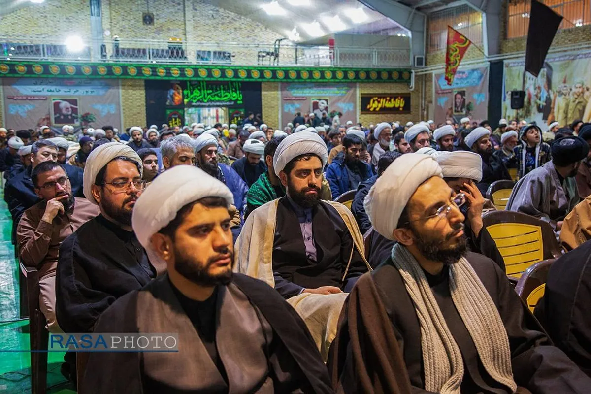 مراسم سالگرد شهادت طلبه بسیجی مدافع امنیت، حسن مختارزاده و یادواره شهدای روحانی