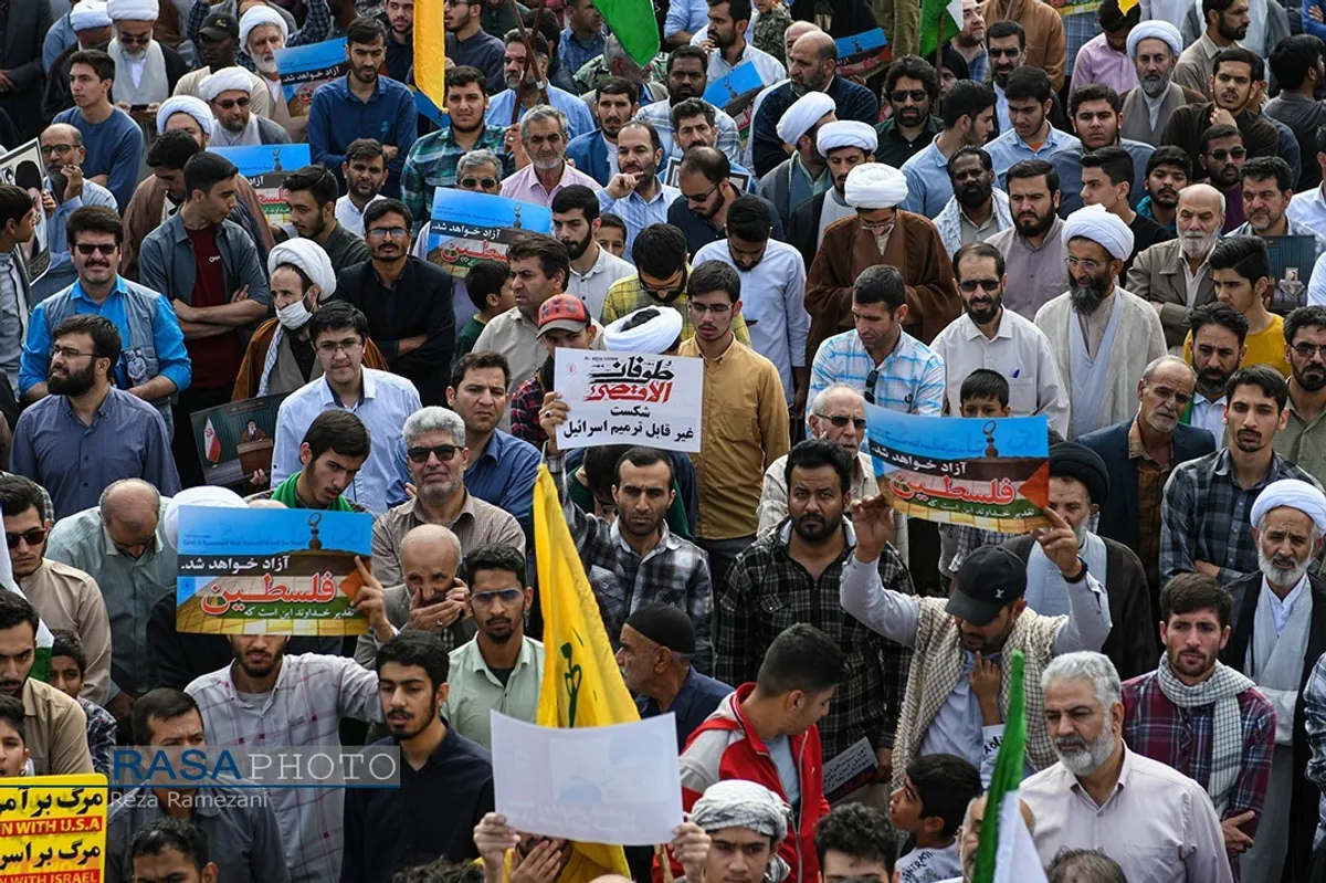 راهپیمایی ضد رژیم صهیونیستی در قم
