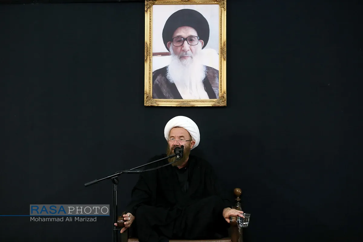 عزاداری روز ششم محرم در بیت حضرت آیت الله صافی گلپایگانی