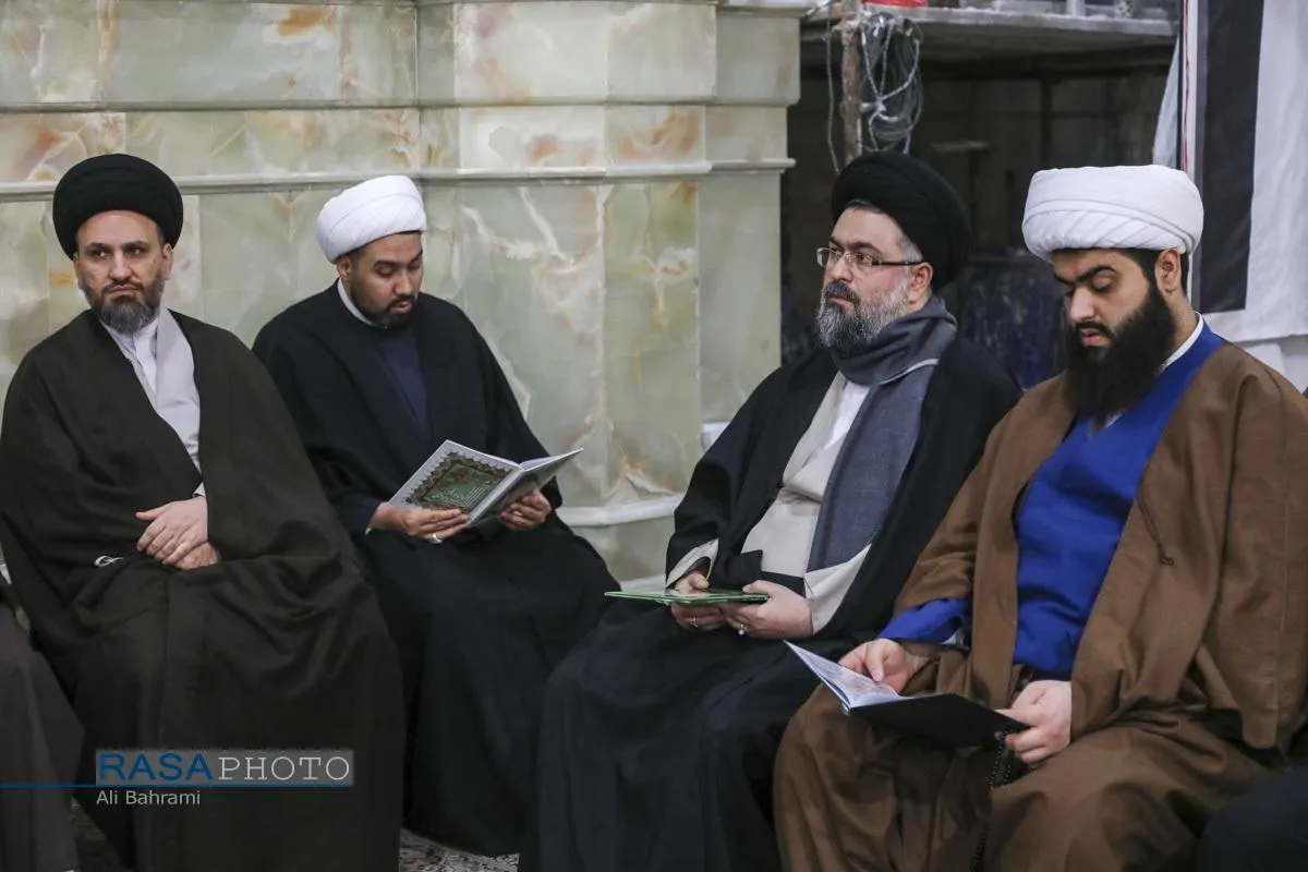 تشییع پیکر آیت الله سیدهادی حسینی سیستانی برادر حضرت آیت&zwnj;الله سید علی سیستانی