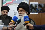 حضور حجت الاسلام والمسلمین حسینی گرگانی در پای صندوق رای دومین دوره چهاردهمین انتخابات ریاست جمهوری