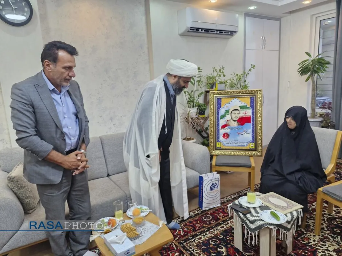 دیدار مدیرعامل خبرگزاری رسا با خانواده طلبه شهید ابراهیمی