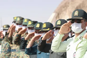 تشییع شهید ۱۷ ساله گمنام دفاع مقدس در مرزبانی خوزستان