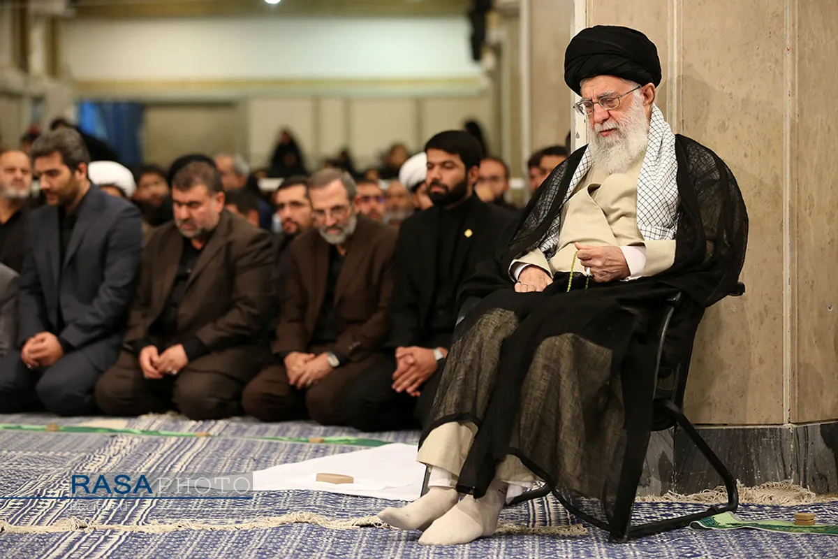 مراسم سوگواری سالروز شهادت مولای متقیان امام علی(ع) با حضور مقام معظم رهبری