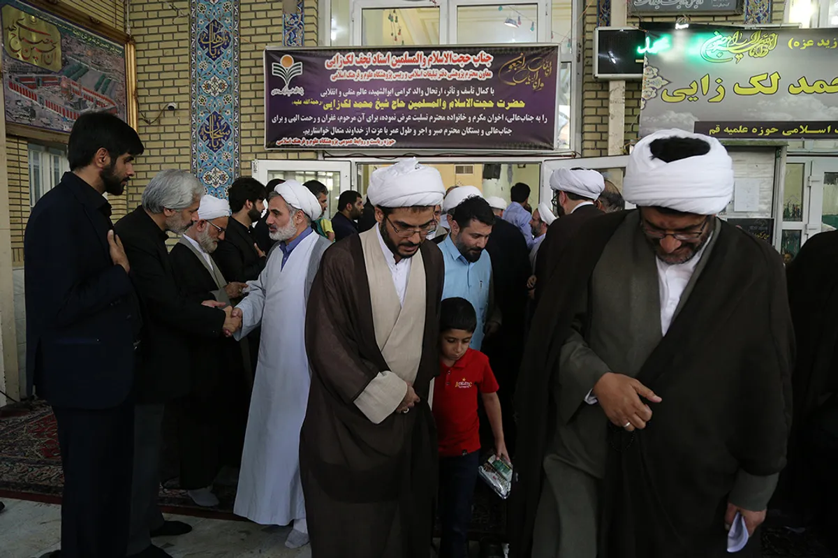 مراسم ختم ابوالشهید حجت الاسلام والمسلمین محمد لک زایی