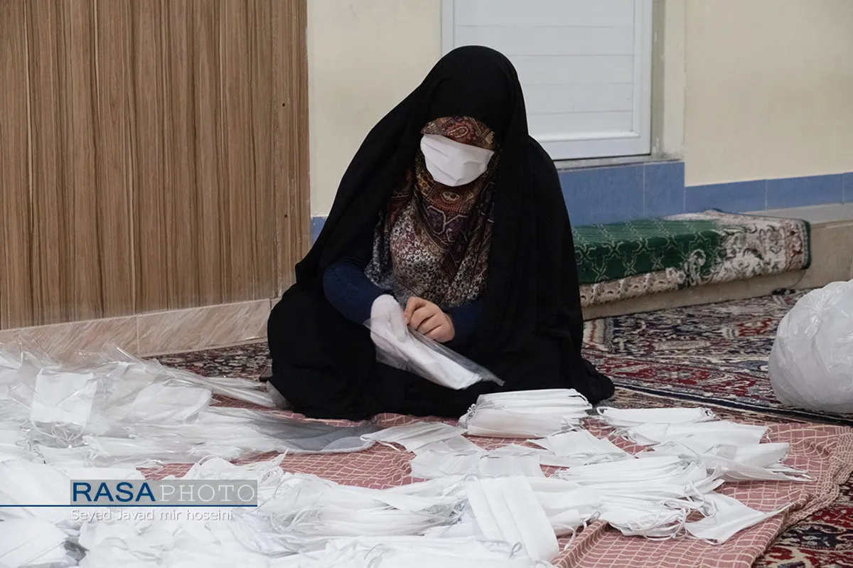 تولید و توزیع ۱۱۰۰ بسته بهداشتی در روز میلاد امام زمان (عج) در رشت