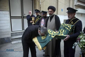حضور خادمان حرم حضرت معصومه (س) در منزل سپهبد شهید عبدالرحیم موسوی