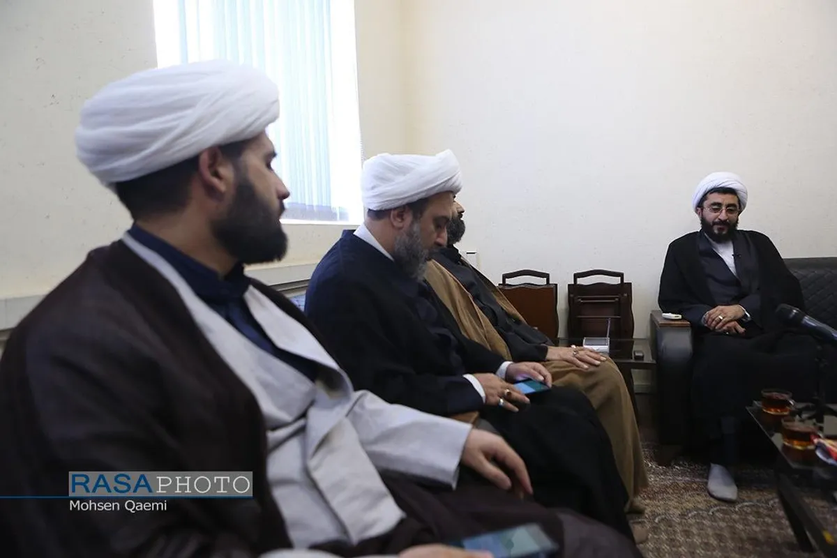 بازدید مدیرعامل و جمعی از اعضای خبرگزاری رسا از مجتمع تبلیغ حوزه علمیه