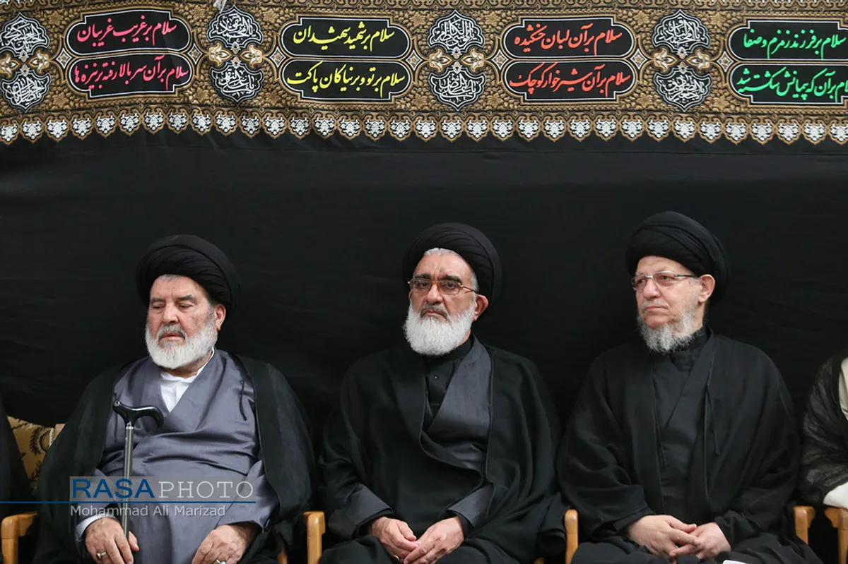 عزاداری روز هشتم محرم در بیت حضرت آیت الله شبیری زنجانی