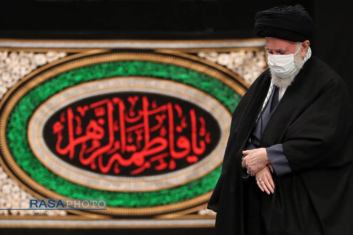نخستین شب عزاداری ایام شهادت حضرت&zwnj;زهرا (سلام&zwnj;الله&zwnj;علیها) با حضور رهبر انقلاب
