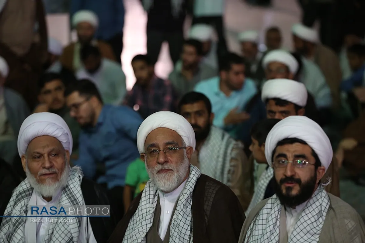 مراسم عهد جانان حوزویان با حضرت امام زمان (عج) در مسجد جمکران