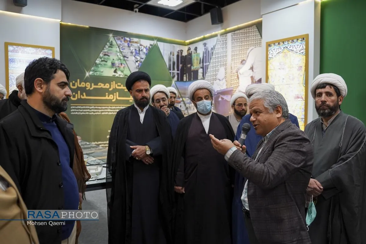 بازدید جمعی از اعضای خبرگزاری رسا و فضلاء استان مازندران از فعالیت&zwnj;های آستان قدس رضوی