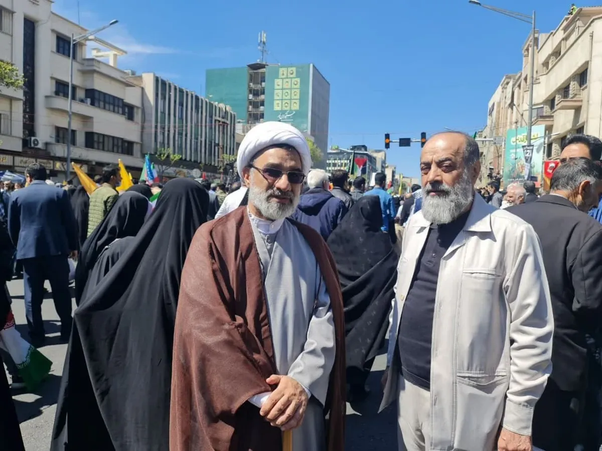 حضور شخصیت های حوزوی در راهپیمایی روز جهانی قدس