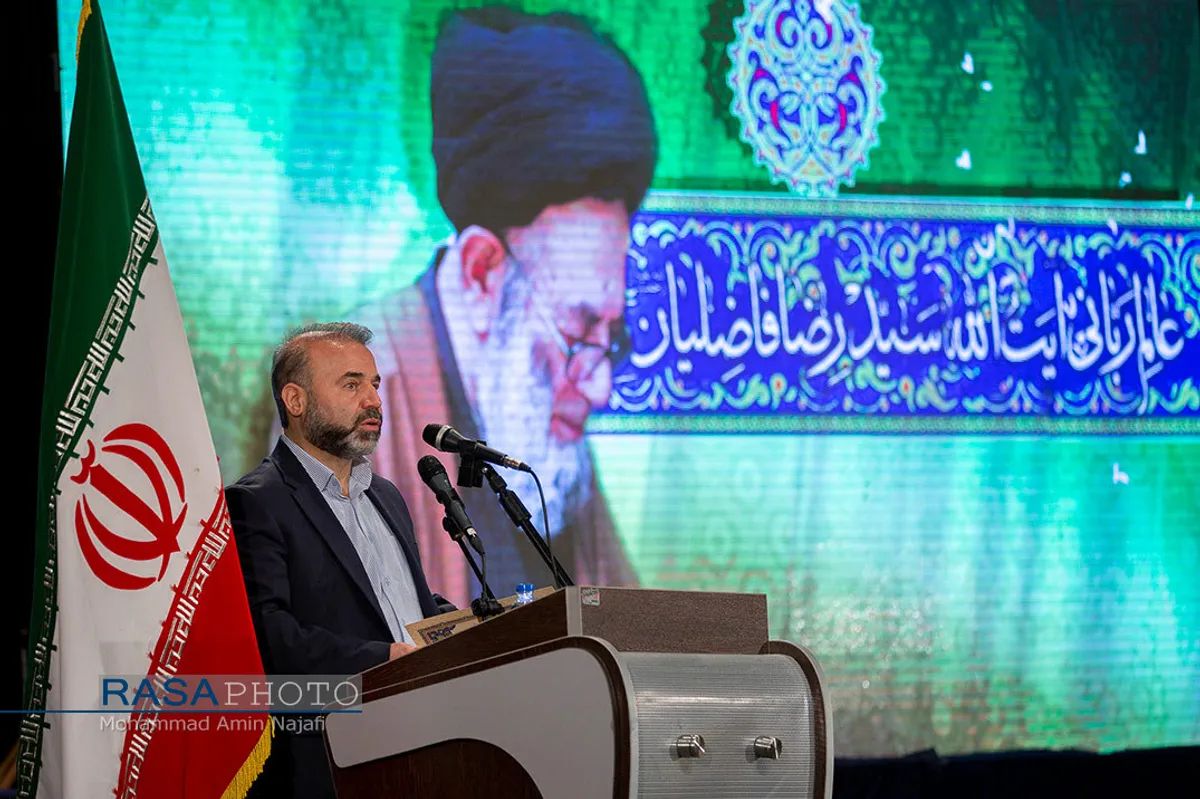 مراسم بزرگداشت مرحوم آیت الله سید رضا فاضلیان&lrm; در همدان