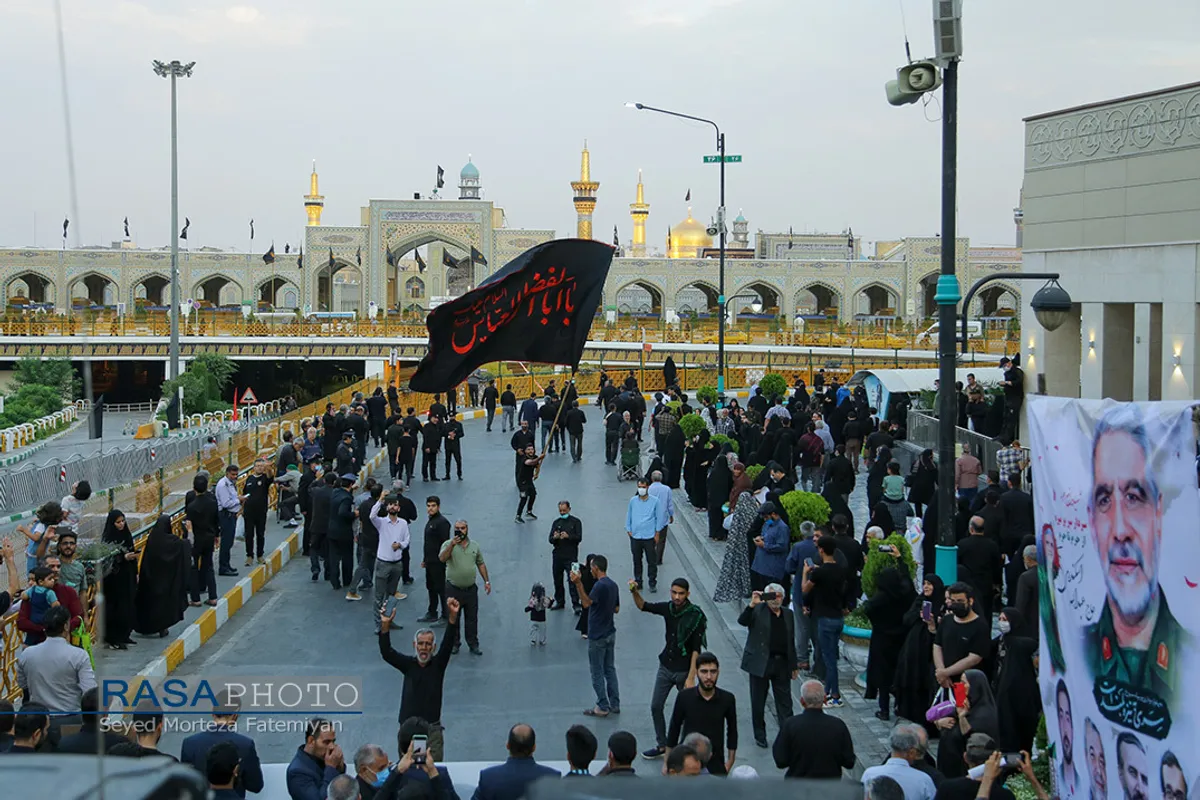 تشییع پیکر پاک شهدای خانطومان در مشهد مقدس