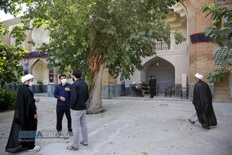 حال و هوای تحصیلی مدرسه علمیه عباسقلی خان مشهد در شرایط کرونایی