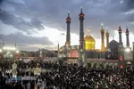 لحظه تحویل سال ۱۴۰۵ در حرم حضرت فاطمه معصومه (س)