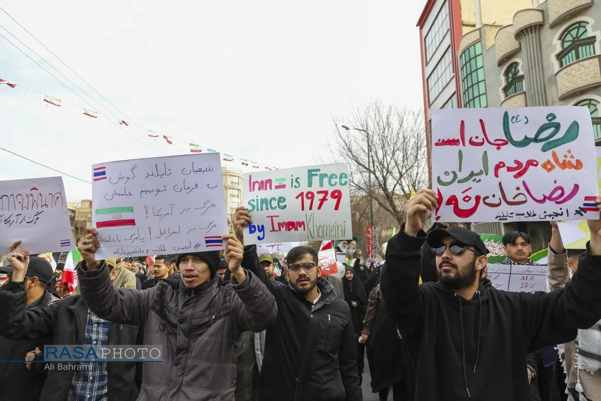 خلق حماسه ای دیگر در راهپیمایی یوم الله ۲۲ بهمن ۱۴۰۴