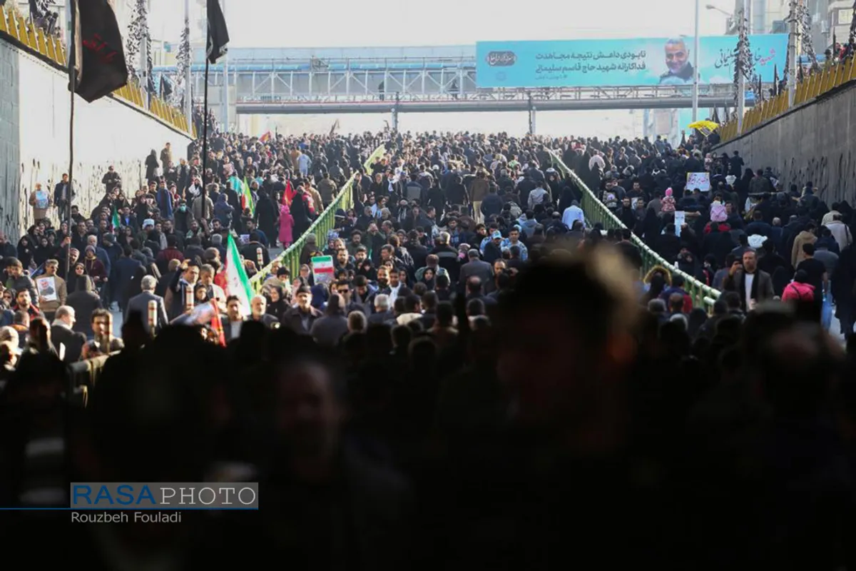 تشییع باشکوه سپهبد شهید حاج قاسم سلیمانی در تهران
