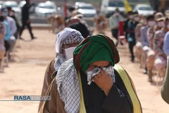 تشییع شهید ۱۷ ساله گمنام دفاع مقدس در مرزبانی خوزستان