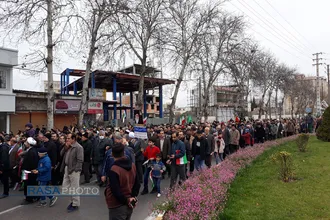 استان مازندران | راهپیمایی ۲۲ بهمن در ساری