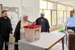حضور حضرت آیت الله سبحانی در پای صندوق رای دومین دوره چهاردهمین انتخابات ریاست جمهوری