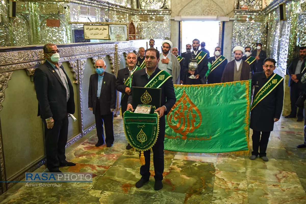 مراسم شکرانه بازگشایی حرم مطهر احمد بن موسی (ع) در شیراز&lrm;