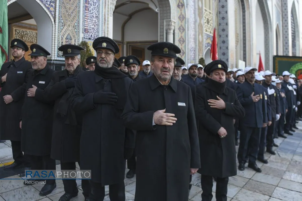 عزاداری روز شهادت حضرت امام موسی بن جعفر (علیه&zwnj;السلام) در حرم مطهر رضوی