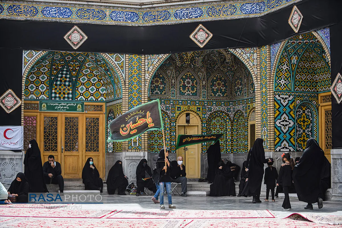 حال و هوای حرم کریمه اهلبیت (ع) در تاسوعای حسینی (ع)