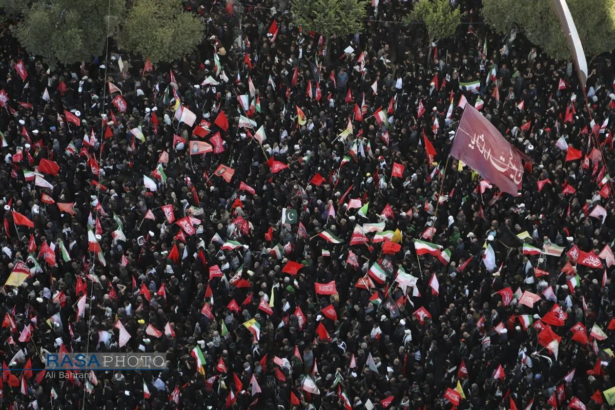 قیام خراسان در تشییع میلیونی رهبر شهید انقلاب اسلامی