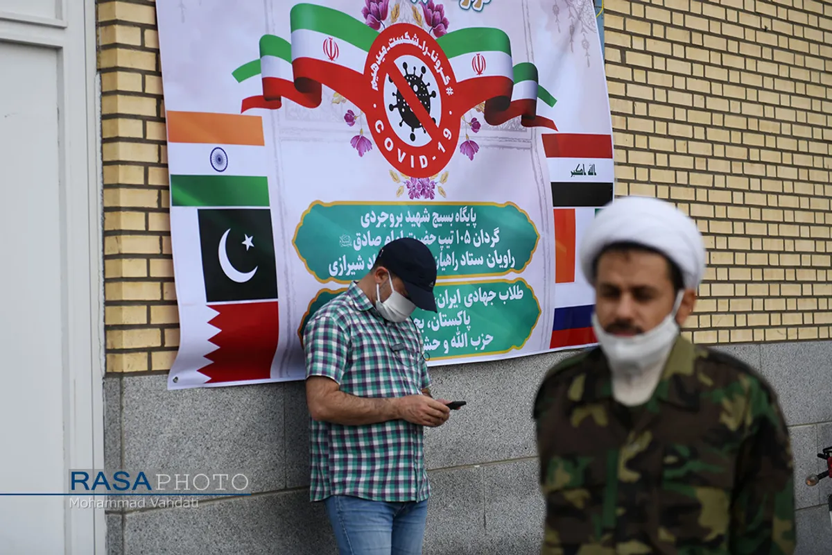 ضدعفونی معابر و خودرو&zwnj;ها توسط حشد الشعبی در قم