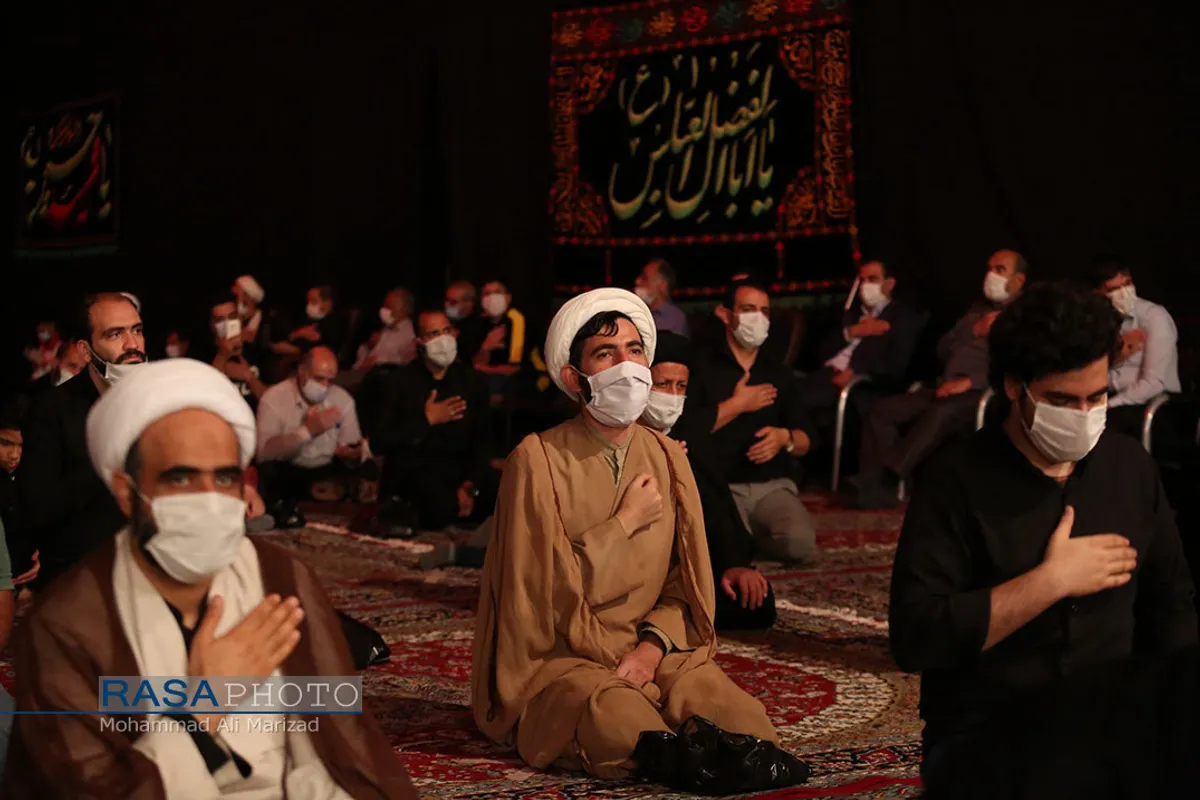 عزاداری دهه سوم محرم در حسینیه مرحوم آیت الله هاشمی شاهرودی