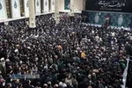 آخرین شب عزاداری شهادت حضرت زهرا (سلام&zwnj;الله&zwnj;علیها) با حضور رهبر انقلاب