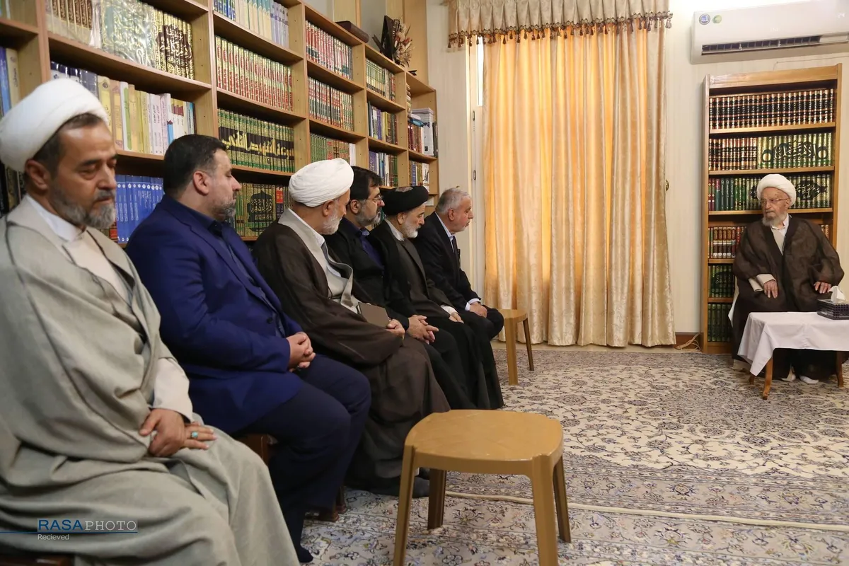 دیدار وزیر میراث فرهنگی و گردشگری با حضرت آیت الله مکارم شیرازی