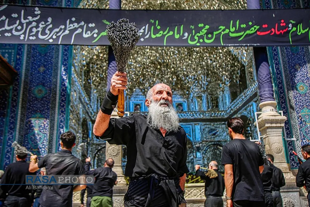 عزاداری روز شهادت حضرات پیامبر اعظم و امام حسن مجتبی (علیهما&zwnj;السلام) در قم